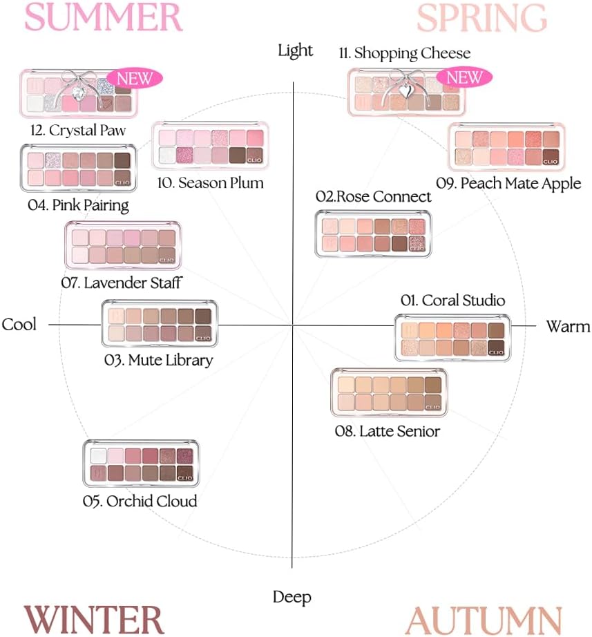 CLIO Pro Eye Palette Air [#02 Rose Connect]	